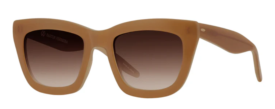 Alexander Daas - Barton Perreira Kateri Sunglasses - Camel - Smokey Topaz - Side View