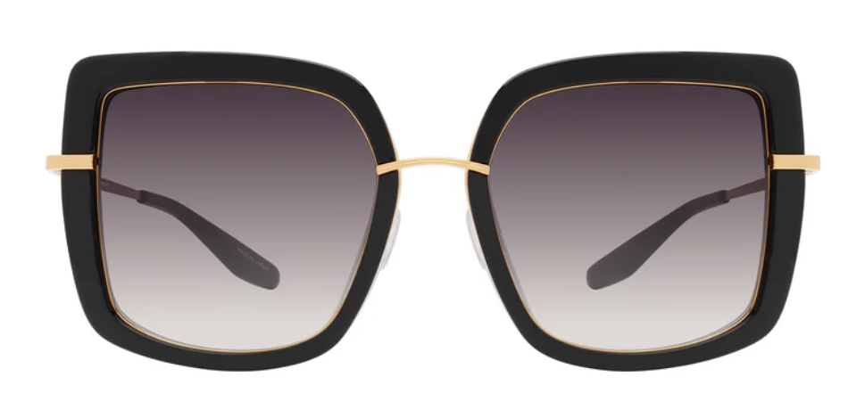 Alexander Daas - Barton Perreira Margret Sunglasses - Black Gold - Smolder - Front View
