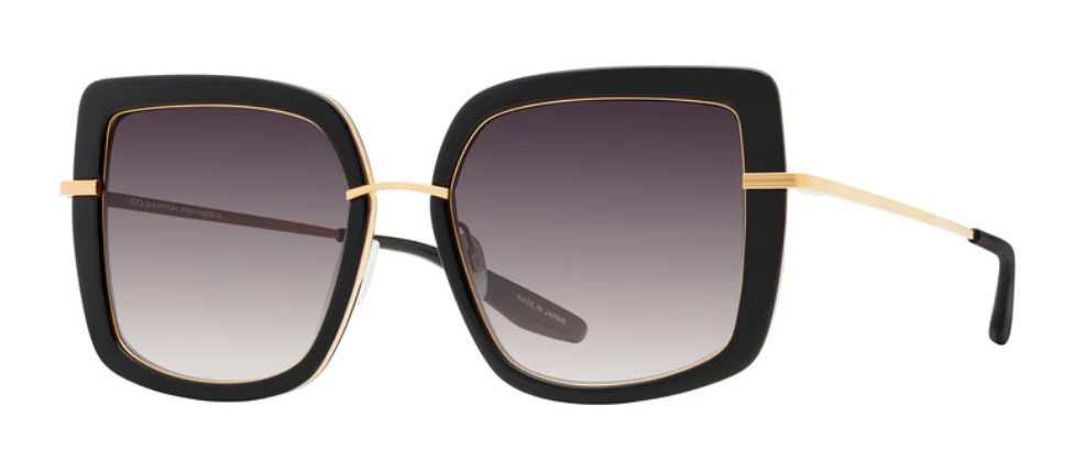 Alexander Daas - Barton Perreira Margret Sunglasses - Black Gold - Smolder - Side View