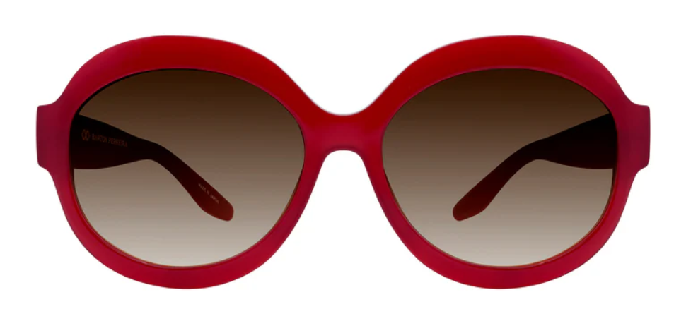 Alexander Daas - Barton Perreira Orleandra Sunglasses - Garnet - Smokey Topaz - Front View