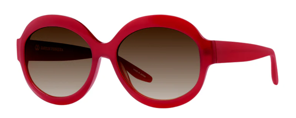 Alexander Daas - Barton Perreira Orleandra Sunglasses - Garnet - Smokey Topaz - Side View