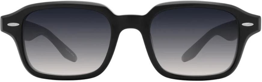 Alexander Daas - Barton Perreira Remi Sunglasses - Black - Basalt - Front View