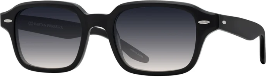 Alexander Daas - Barton Perreira Remi Sunglasses - Black - Basalt - Side View