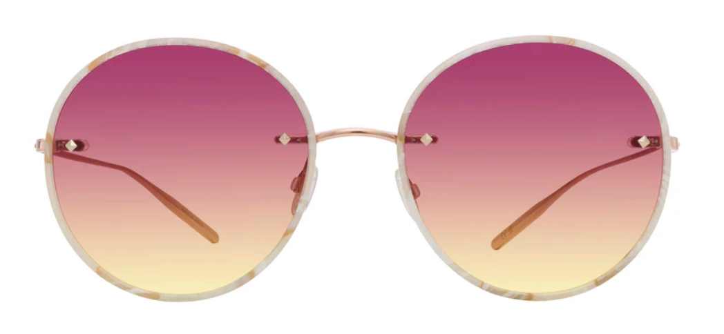 Alexander Daas - Barton Perreira Rigby Sunglasses - Rose Gold Tusk - Sun Kissed Gradient - Front View