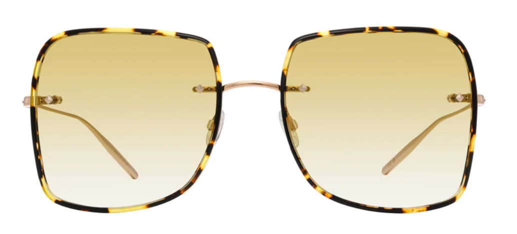 Alexander Daas - Barton Perreira Sharona Thinsert Sunglasses - Gold -Heroine Chic-Sunshine Gradient - Front View