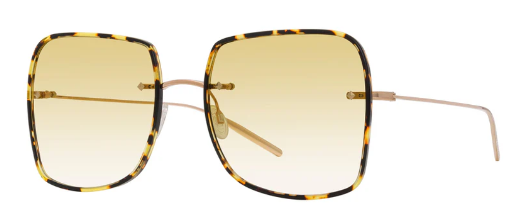 Alexander Daas - Barton Perreira Sharona Thinsert Sunglasses - Gold -Heroine Chic-Sunshine Gradient - Side View