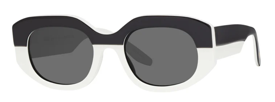 Alexander Daas - Barton Perreira Sueno Sunglasses - Black and White - Noir - Side View