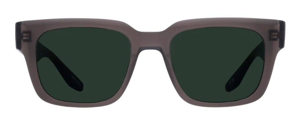 Alexander Daas - Barton Perreira Zander Sunglasses - Matte Dusk Green Smoke - Front View