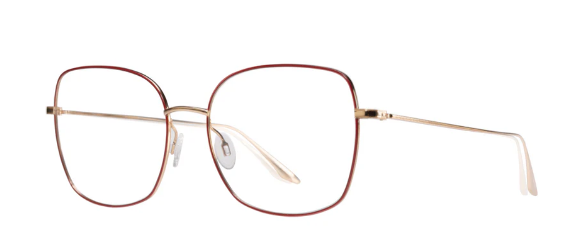 Alexander Daas - Barton Perreira Camille Eyeglasses - Ruby Enamel-Gold - Side View