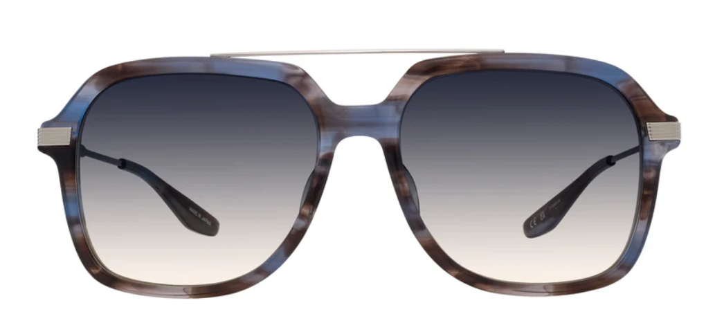 Alexander Daas - Barton Perreira D.Ellis Sunglasses - Coastal Grey Silver - Basalt - Front View