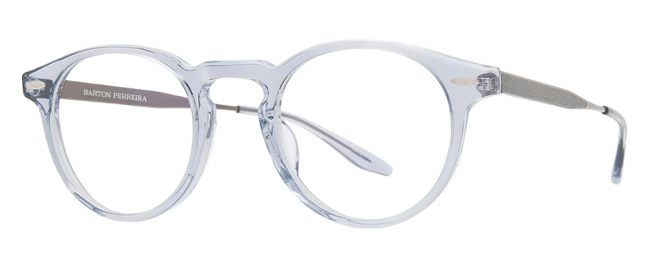 Alexander Daas - Barton Perreira Donnely Eyeglasses - Blue Smoke Pewter - Side View