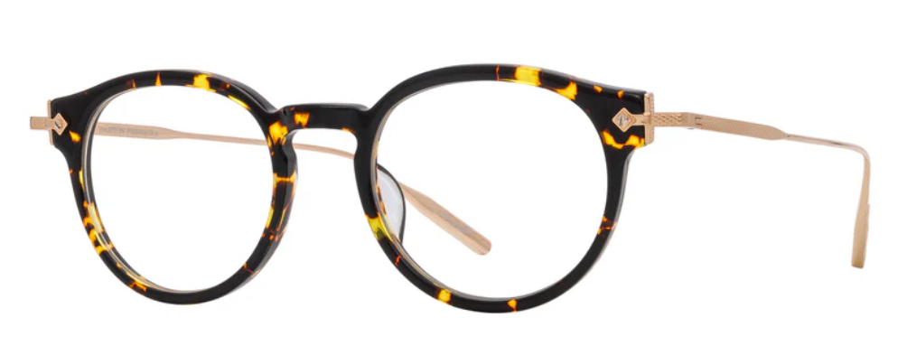 Alexander Daas - Barton Perreira Eugene Eyeglasses - Heroine Chic Gold - Side View