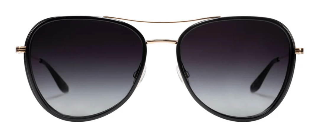 Alexander Daas - Barton Perreira Gesner Sunglasses - Black Gold - Smolder - Front View