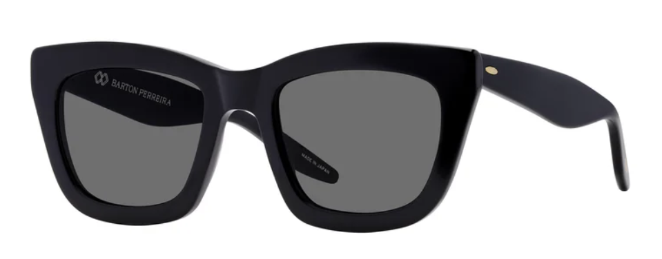 Alexander Daas - Barton Perreira Kateri Sunglasses - Black - Noir - Side View