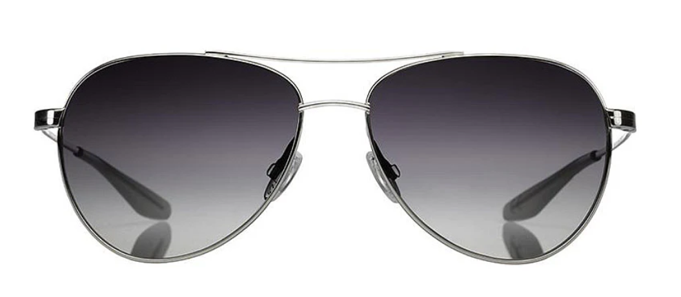 Alexander Daas - Barton Perreira Lovitt Sunglasses - Silver-Smolder - Front View