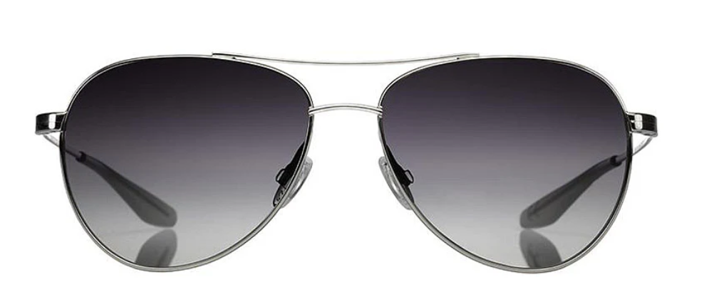 Alexander Daas - Barton Perreira Lovitt Sunglasses - Silver - Smolder - Front View
