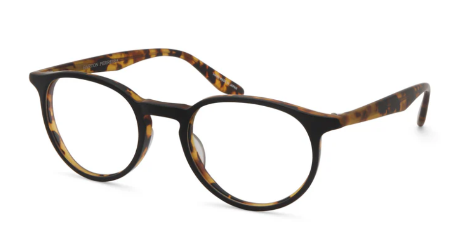 Alexander Daas - Barton Perreira Norton 46 Eyeglasses - Black Amber Tortoise - Side View