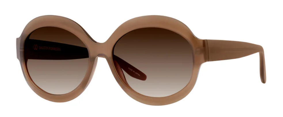 Alexander Daas - Barton Perreira Orleandra Sunglasses - Mocha - Smokey Topaz - Side View