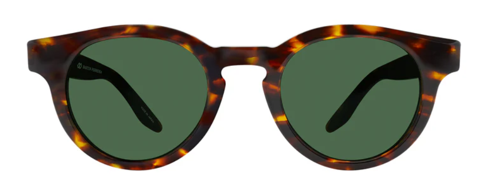 Alexander Daas - Barton Perreira Oxford Sunglasses - Classic Tortoise - Viridian - Front View