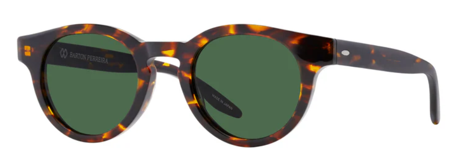 Alexander Daas - Barton Perreira Oxford Sunglasses - Classic Tortoise - Viridian - Side View
