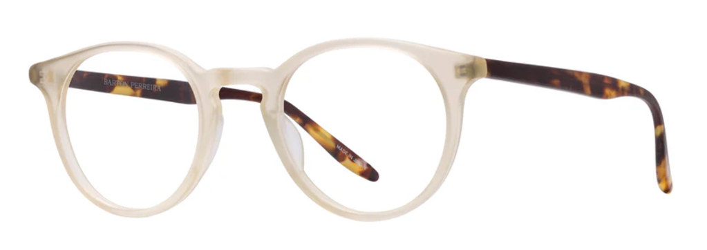Alexander Daas - Barton Perreira Princeton Eyeglasses - Matte Champagne Matte Torasel - Side View