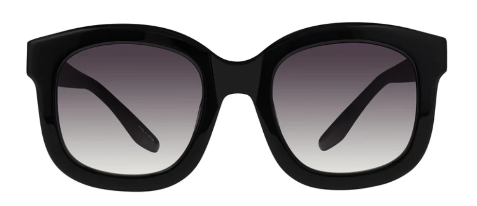Alexander Daas - Barton Perreira Quannah Sunglasses - Black - Smolder - Front View