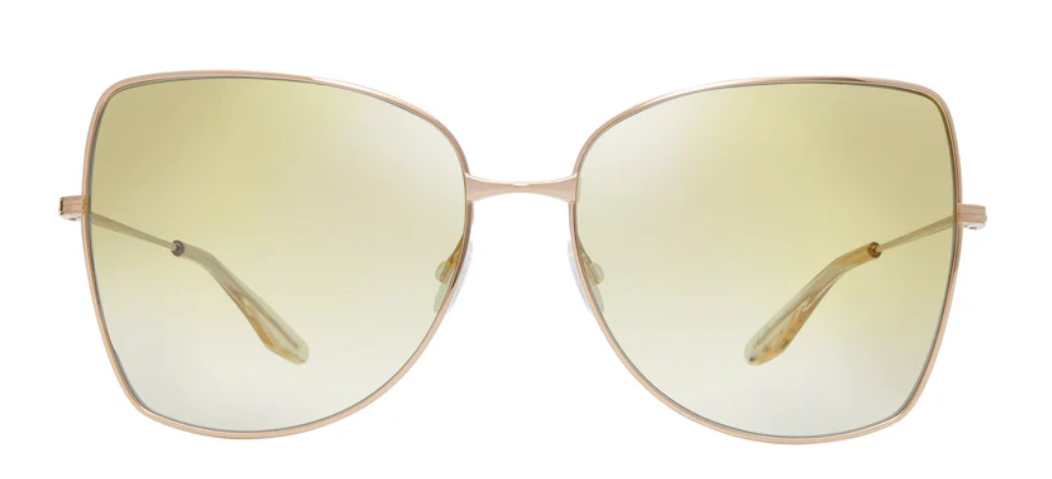 Alexander Daas - Barton Perreira Vilua Sunglasses - Gold - Yellow Mirror - Front View