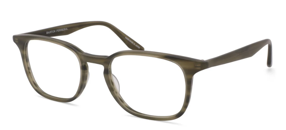 Alexander Daas - Barton Perreira Woody Eyeglasses - Matte Loden Tortoise - Side View