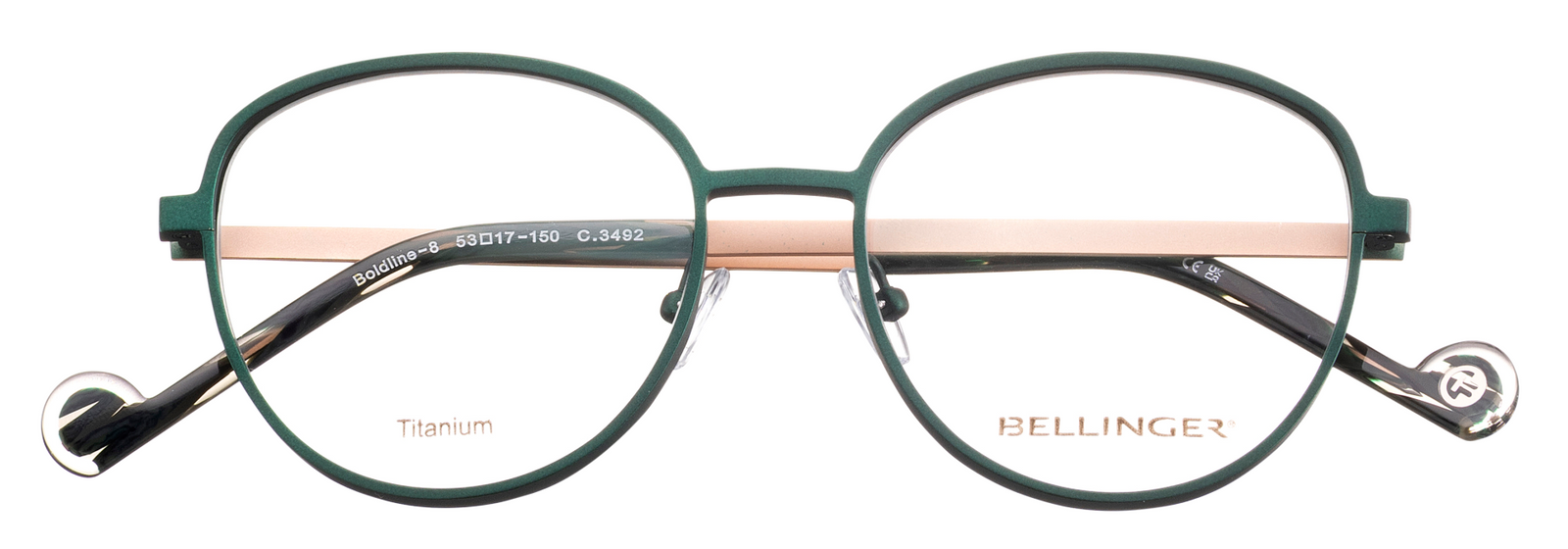 Alexander Daas - Bellinger Boldline-8 Eyeglasses - Color 3492 - Front View