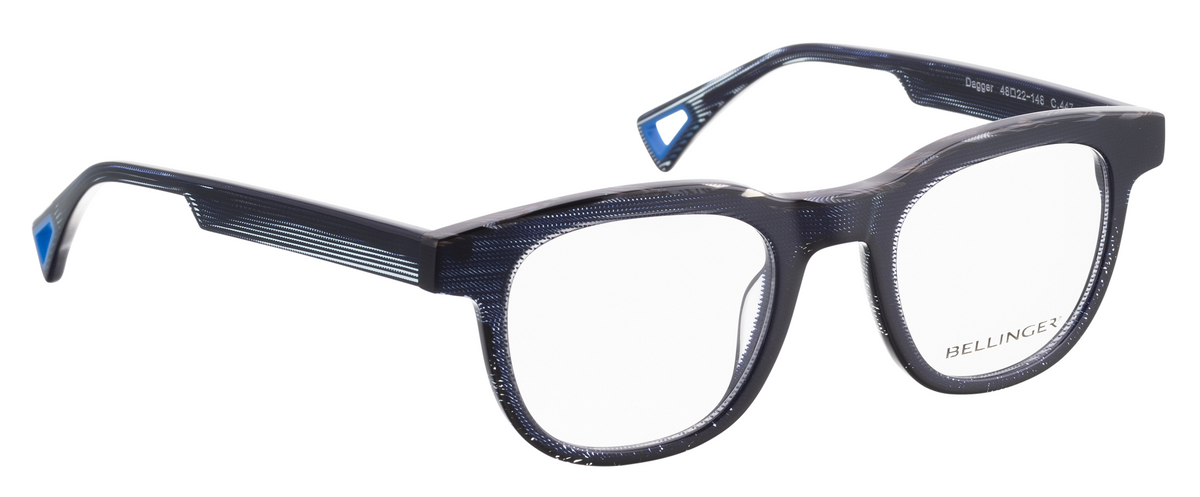 Alexander Daas - Bellinger Dagger Eyeglasses - Color 447 - Side View