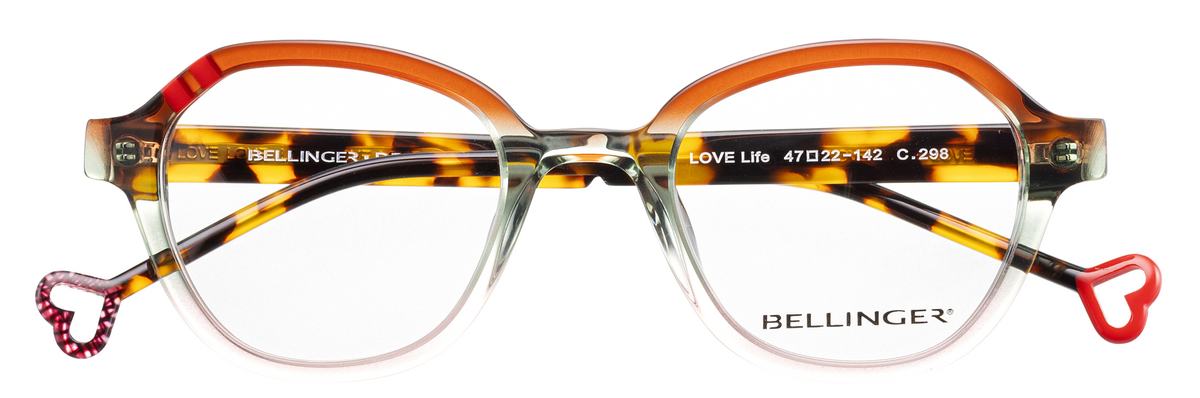 Alexander Daas - Bellinger Love Life Eyeglasses - Color 298 - Front View