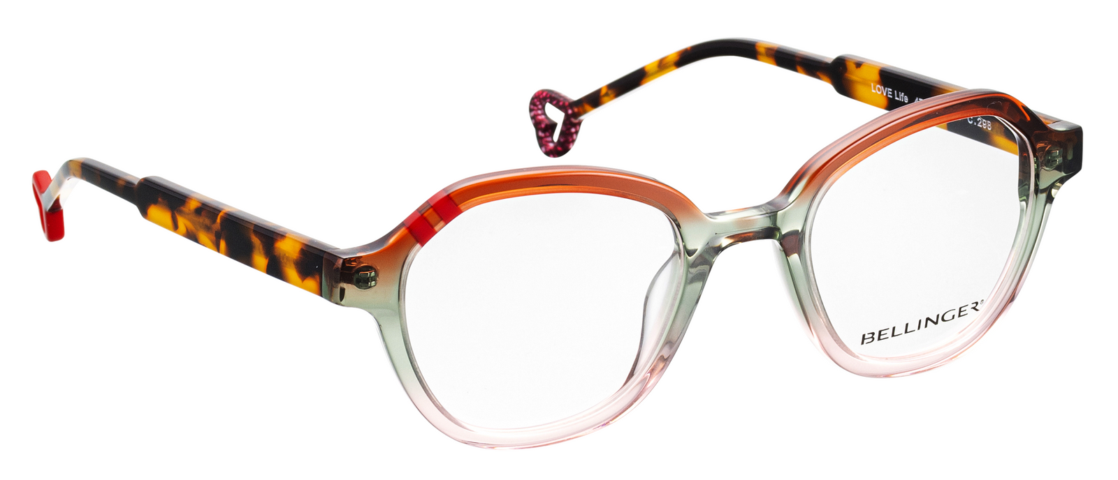 Alexander Daas - Bellinger Love Life Eyeglasses - Color 298 - Side View