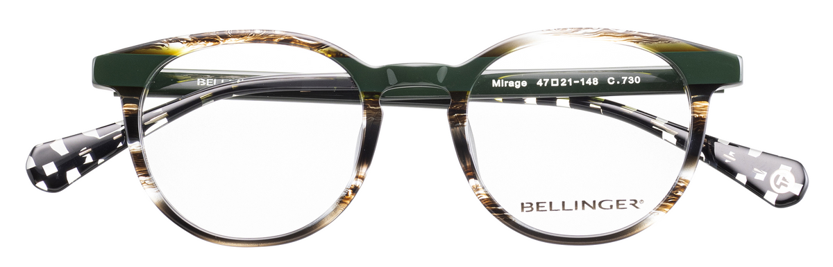 Alexander Daas - Bellinger Mirage Eyeglasses - Color 730 - Front View
