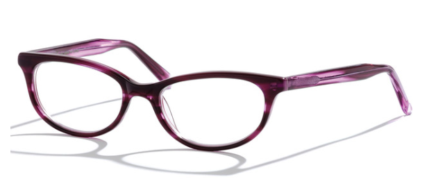 Alexander Daas - Bevel C.S.OY.NY Eyeglasses - Violet/Magenta - Side View