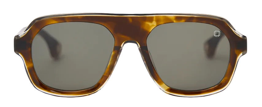 Alexander Daas - Blake Kuwahara Mallet Sunglasses - Tortoise - G15 - Front View