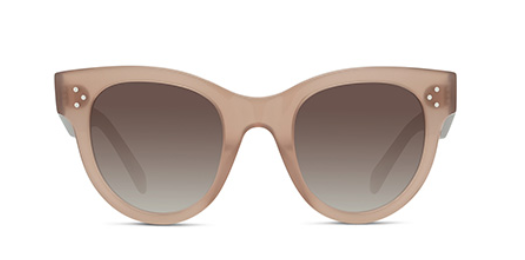 レア商品❤️CELINEサングラス audrey CELINE Baby Audrey CL4003IN 01A Black Round Sunglasses With Green