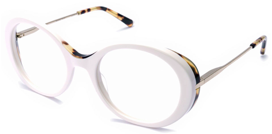 Alexander Daas - Etnia Barcelona Brindisi Eyeglasses - White Havana - Side View