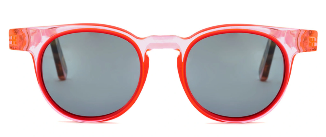 Alexander Daas - Etnia Barcelona Ibiza 04 Sunglasses - Pink - Dark Grey - Front View