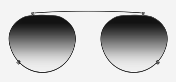 Alexander Daas - Even Realities Even G2 A Sunglasses Clip - Grey - Front View