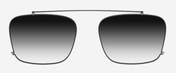 Alexander Daas - Even Realities Even G2 B Sunglasses Clip - Grey - Front View