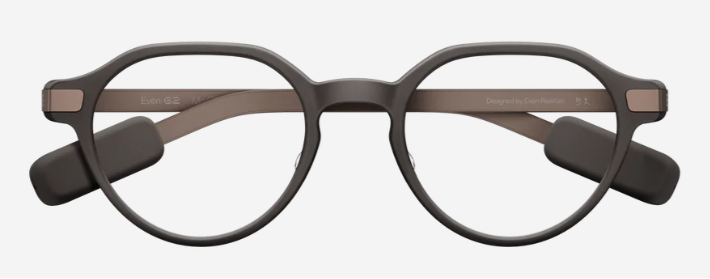 Alexander Daas - Even Realities Even G2 A Eyeglasses - Color Brown1 - Front View