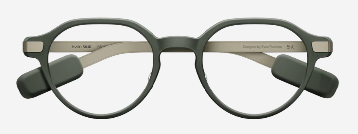 Alexander Daas - Even Realities Even G2 A Eyeglasses - Color Green1 - Front View
