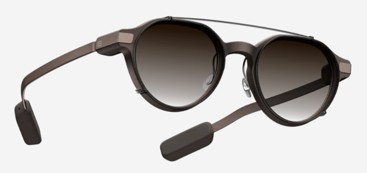 Alexander Daas - Even Realities Even G2 A Sunglasses Clip - Brown - Side View