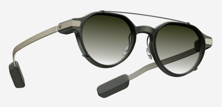 Alexander Daas - Even Realities Even G2 A Sunglasses Clip - Green - Side View