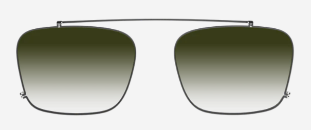 Alexander Daas - Even Realities Even G2 B Sunglasses Clip - Green - Front View