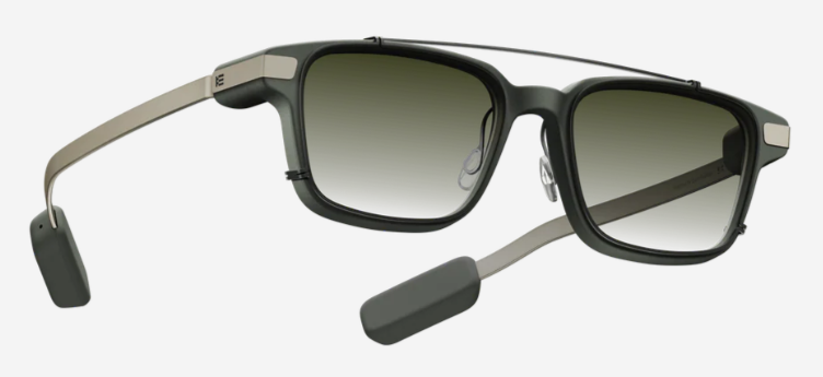 Alexander Daas - Even Realities Even G2 B Sunglasses Clip - Green - Side View