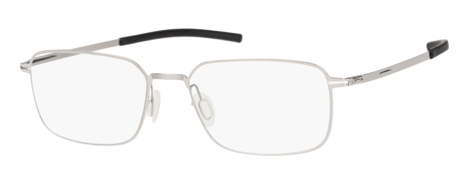 Alexander Daas - IC Berlin Kouji Eyeglasses - 020 Chrome - Side View