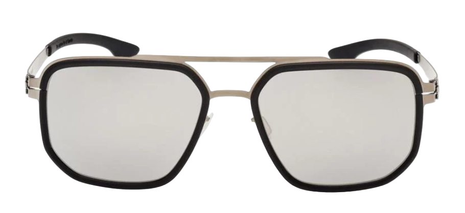 Alexander Daas - IC Berlin Tantal Sunglasses - 05A Bronze Black - Quicksilver - Front View