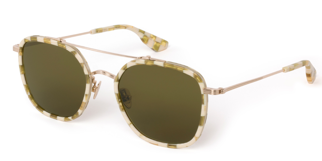 Alexander Daas - Krewe Austin Sunglasses - Oki Yuzu - Side View