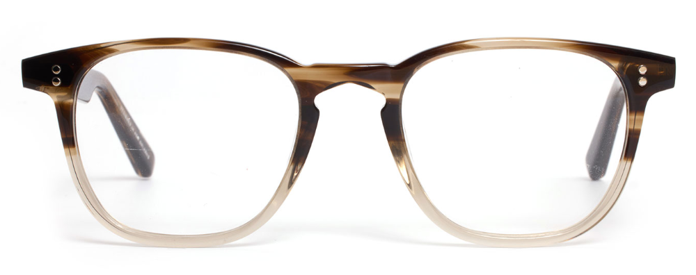 Alexander Daas - Krewe State Eyeglasses - Walnut - Front View